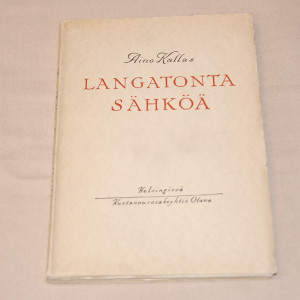 Aino Kallas Langatonta sähköä